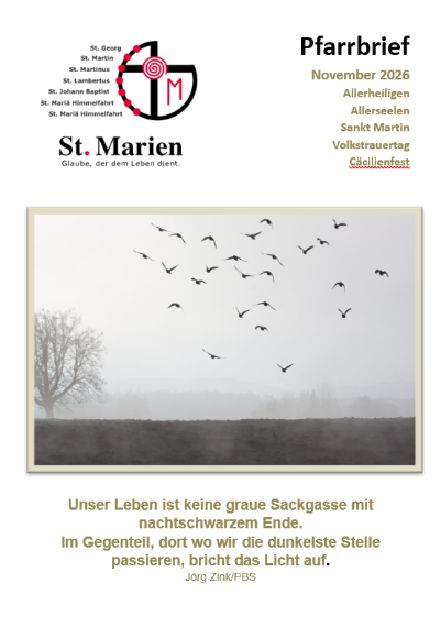 Pfarrbrief November 2026